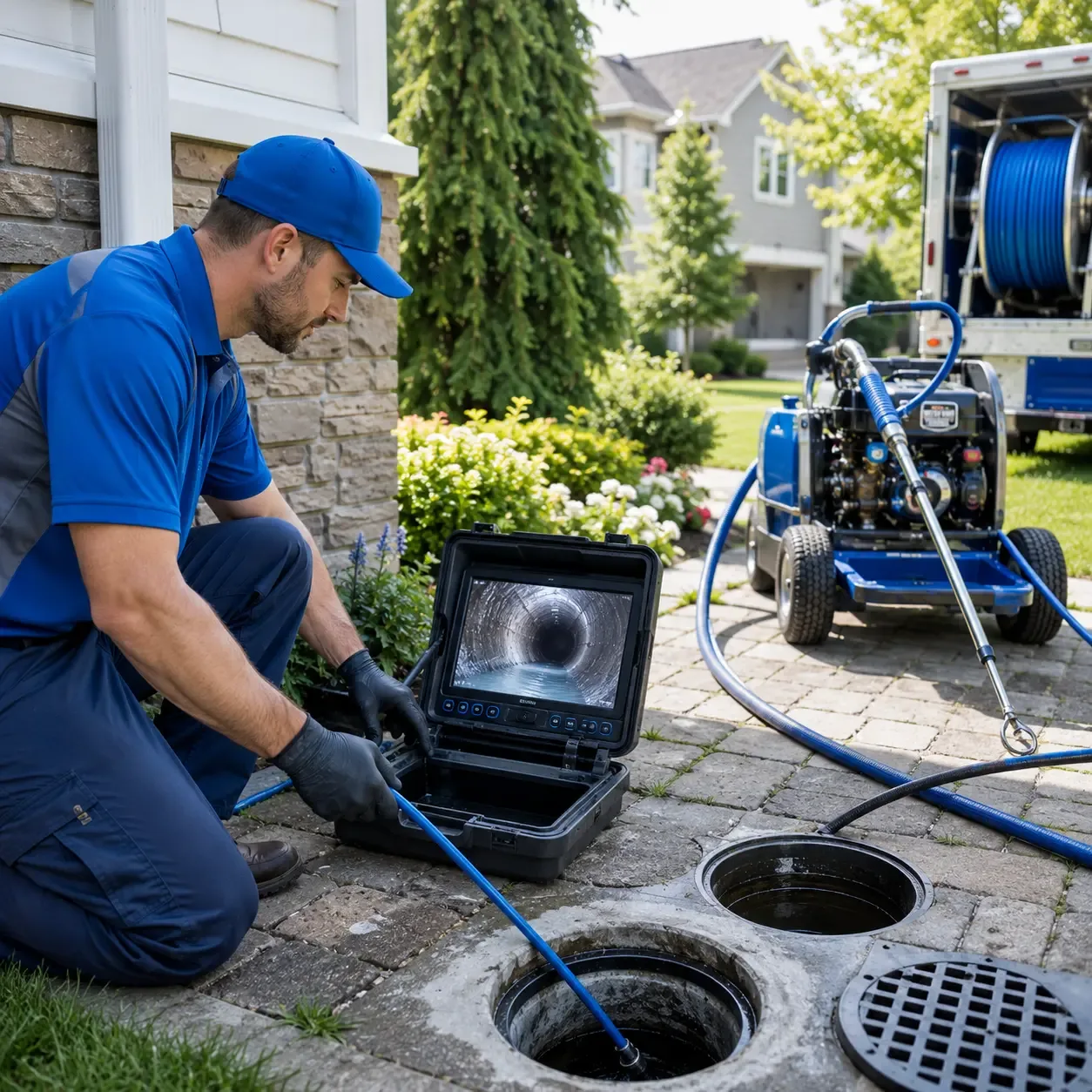 Outdoor drain cleaning professionals serving Big Bend, WV